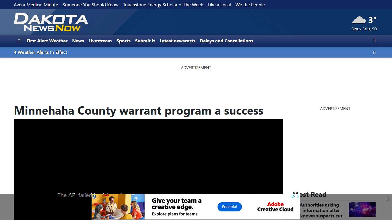 Minnehaha County warrant program a success